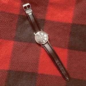 Moon Cycle Men’s Watch (Needs Battery) Leather St.
